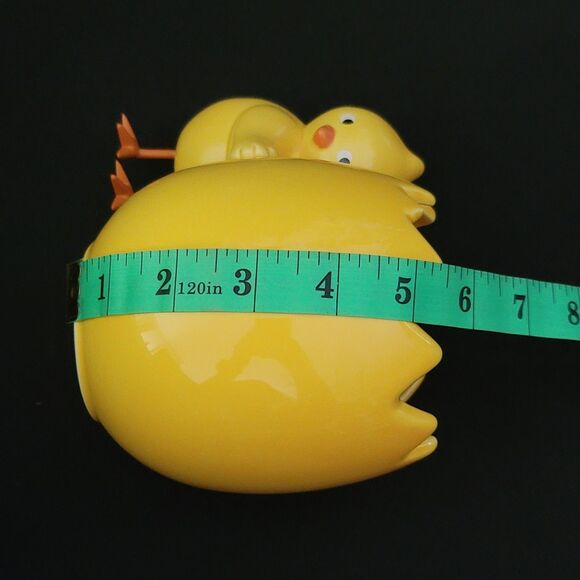 Teleflora Ceramic Cracked Egg And Baby Chicken Planter Vase Yellow Chick Hugging - Picture 5 of 14